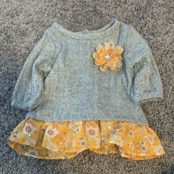 New Little Lass 3-6 Month Baby Top - Picture 1 of 4